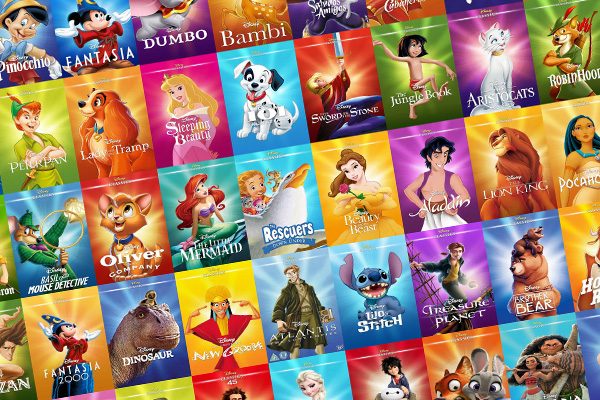 Klassiska tecknade långfilmer från Disney Pixar